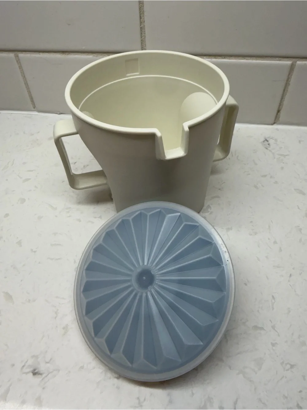 Tupperware cream two